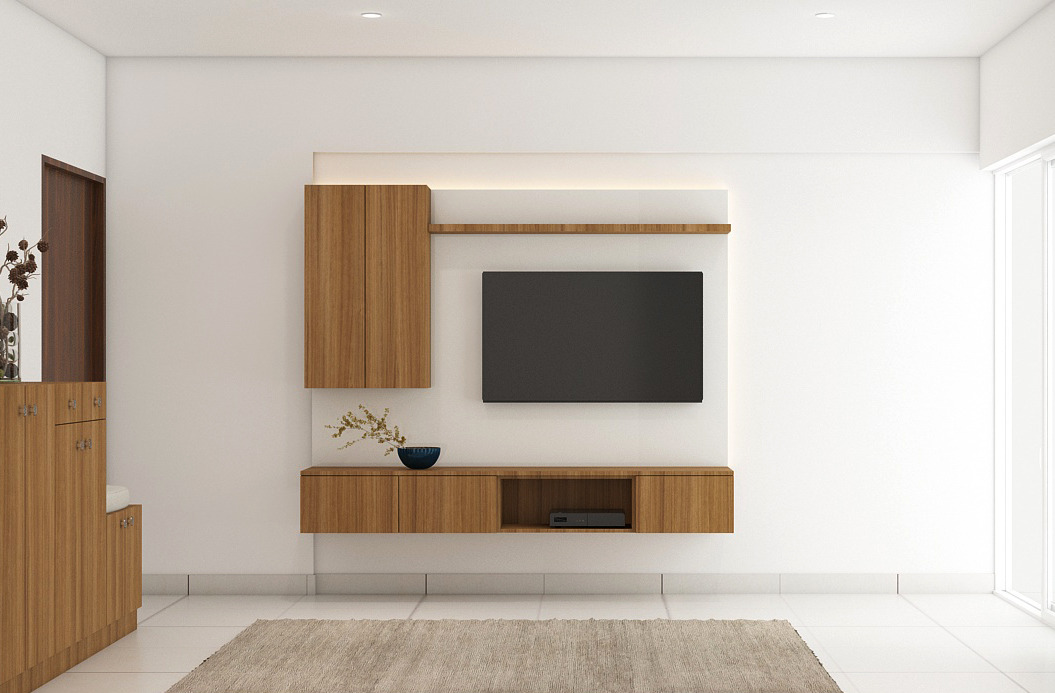 3D Rendering of tv unit